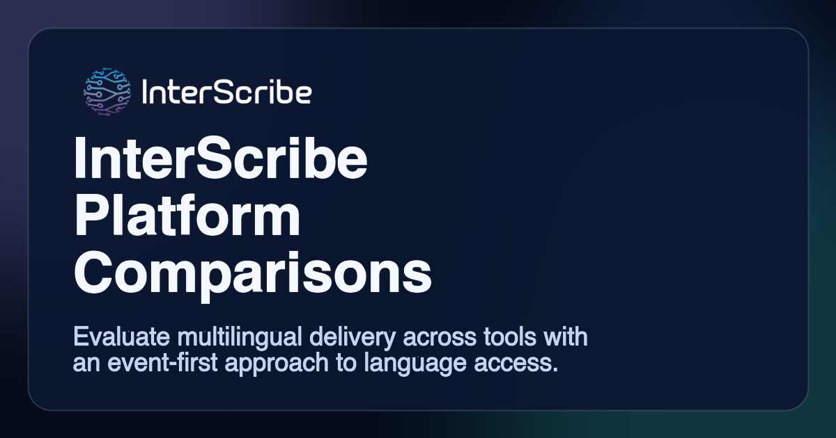 Live Captioning Alternative